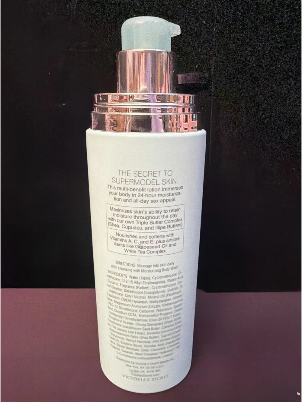 Victoria's Secret spa pampering lotion 8.4 Ounces No Lid Rare Spa Line Nos